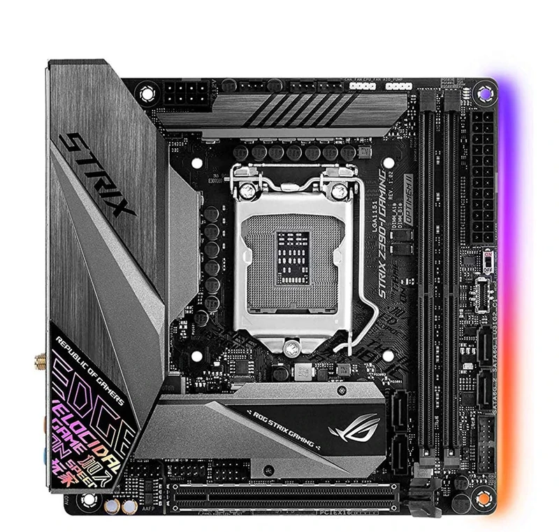 ASUS LGA1151 ROG STRIX Z390-I GAMING MINI ITX Z390 - USB 3.1 GEN 1, USB 3.1 GEN 2, USB-C GEN1 - BLUETOOTH, GIGABIT LAN, WI-FI
