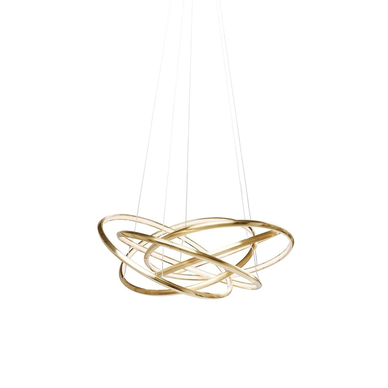 Kare Hanging lamp Saturn LED Gold Big