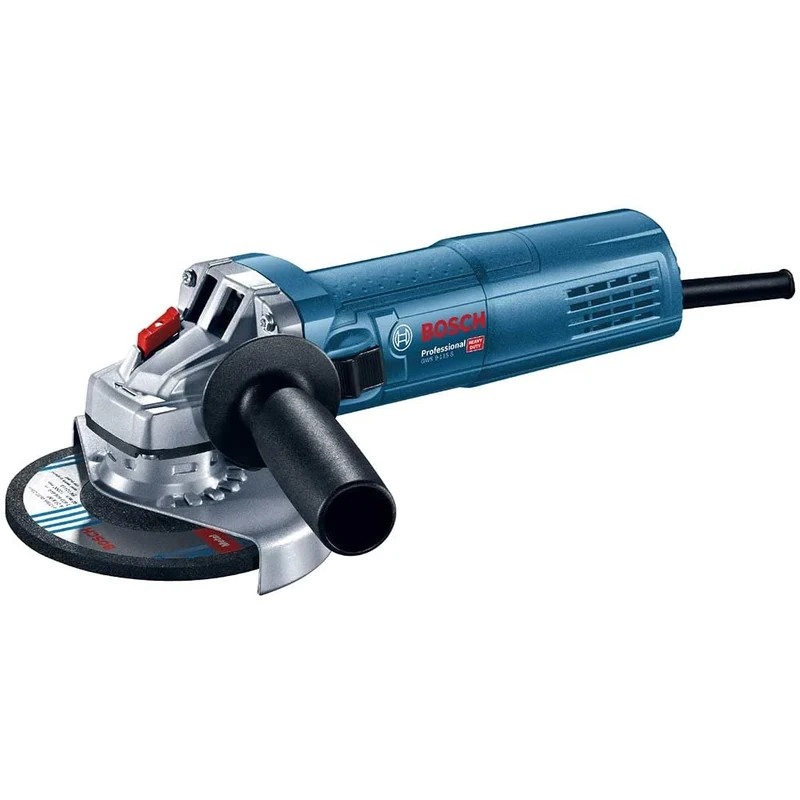 Bosch Professional Corded Angle Grinder GWS 9-115 S (900W, 110V, incl. Auxiliary Handle, in Box)