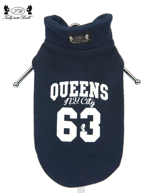 Trilly Tutti Brilli David Sweatshirt Queens Ny City 63", Blue, XS