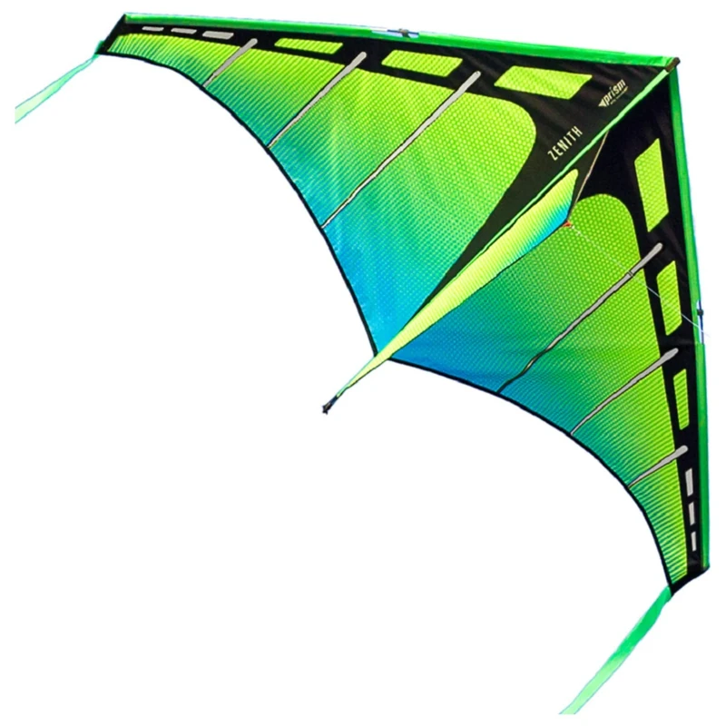 Prism Kite Technology Zenith 7 Aurora Single Line Kite, ready to fly with line, winder and travel sleeve