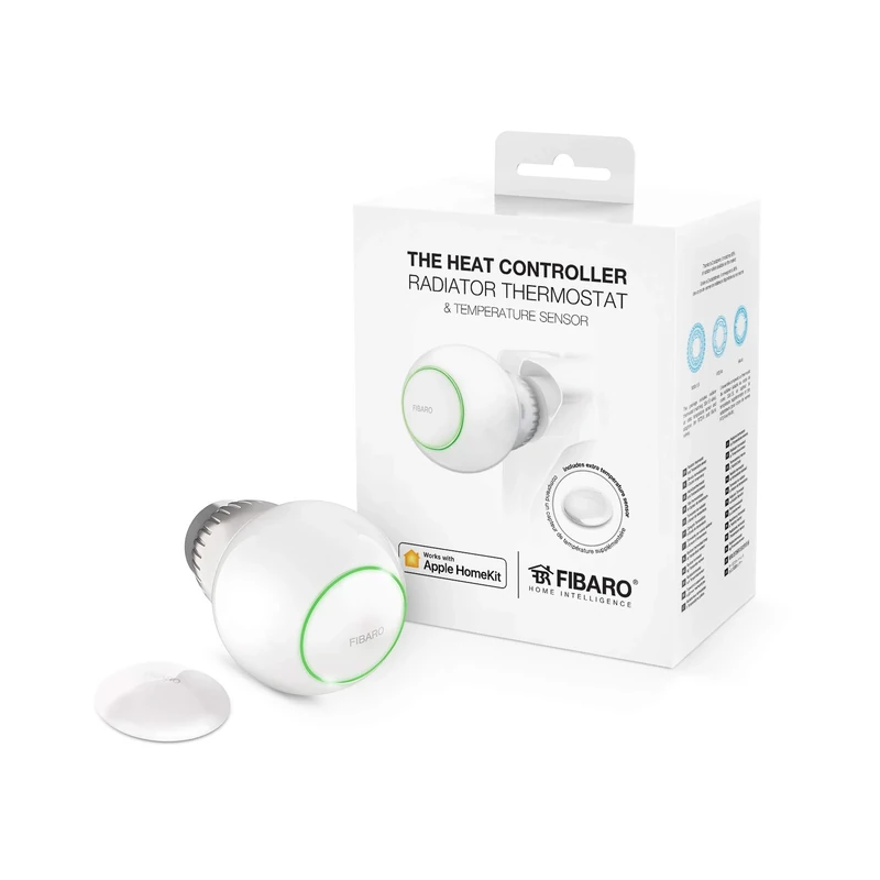 Fibaro The Heat Controller, HomeKit Enabled Radiator Thermostat Starter Kit/Thermostatic Head HomeKit