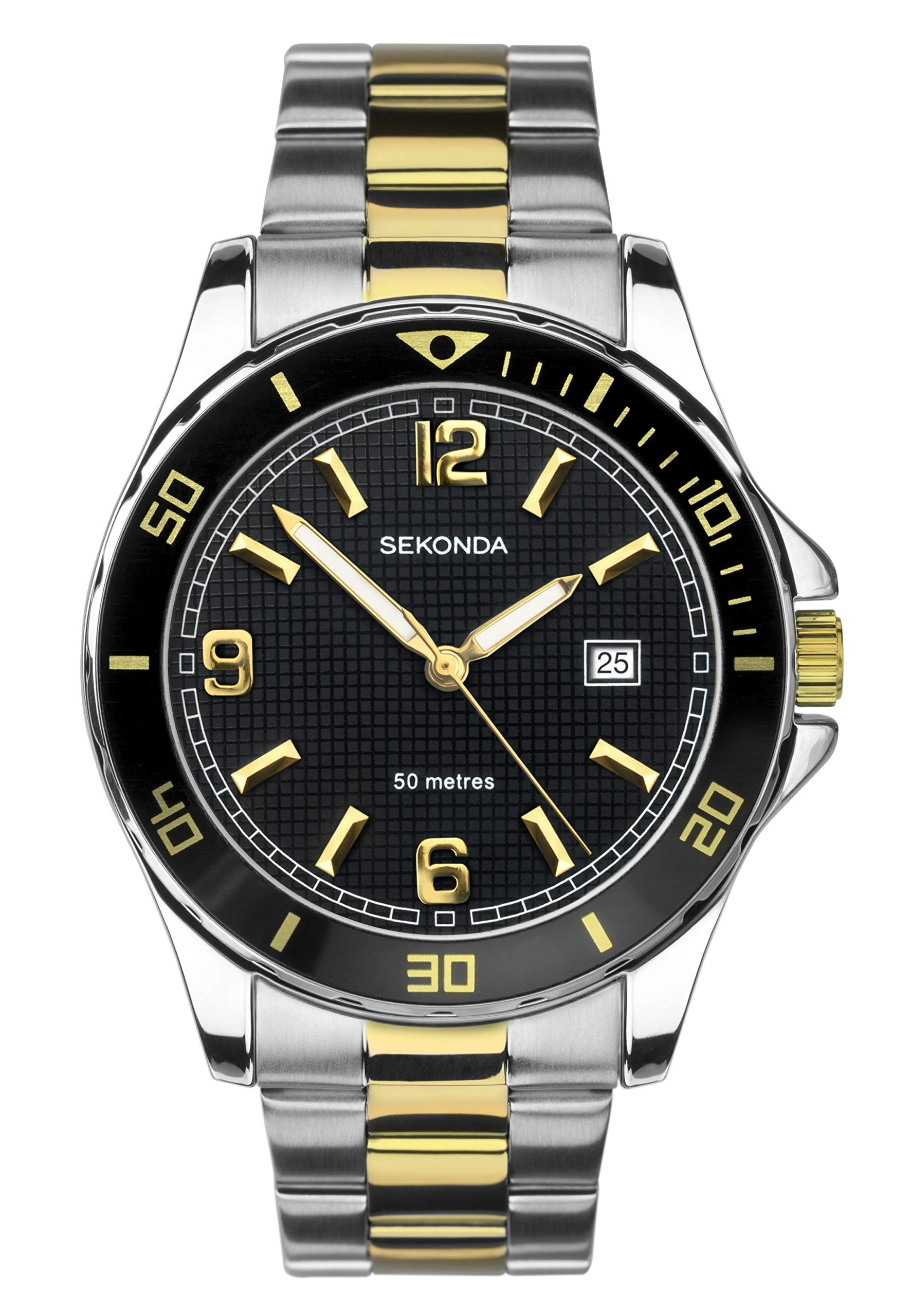 Sekonda Mens Analogue Classic Quartz Watch with Stainless Steel Strap 1581.27