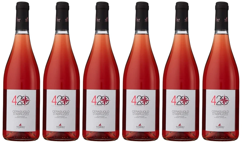 Torri Cantine 4 20 Cerasuolo d'Abruzzo DOC, Organic ROSE from Italy, case of 6 x 75 cl