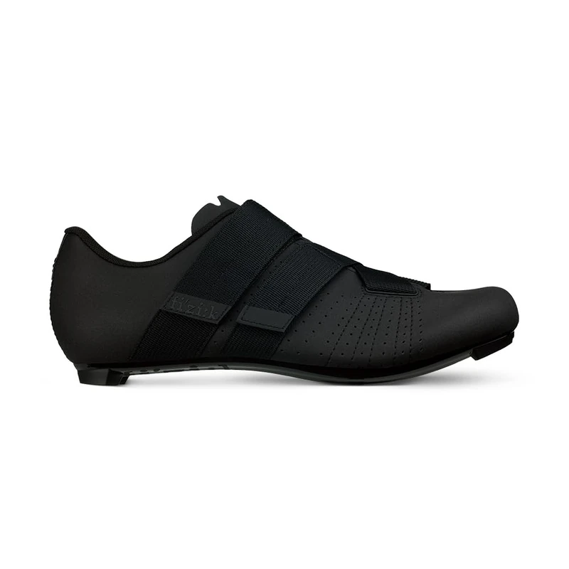 Fizik Men's Tempo R5 Powerstrap Cycling Shoe, Black, 8.5 UK