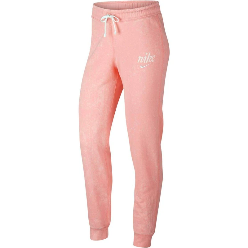 NIKE Sport Pants-BQ8025 Women's Sport Pants - Bleached Coral/Summit White/Su, Large