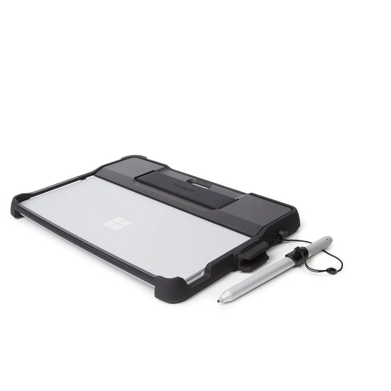 Kensington K97454EU BlackBelt Rugged Black Case for Surface Go, military grade drop protection - integrated hand strap with improved comfortable bezel for writing and drawing