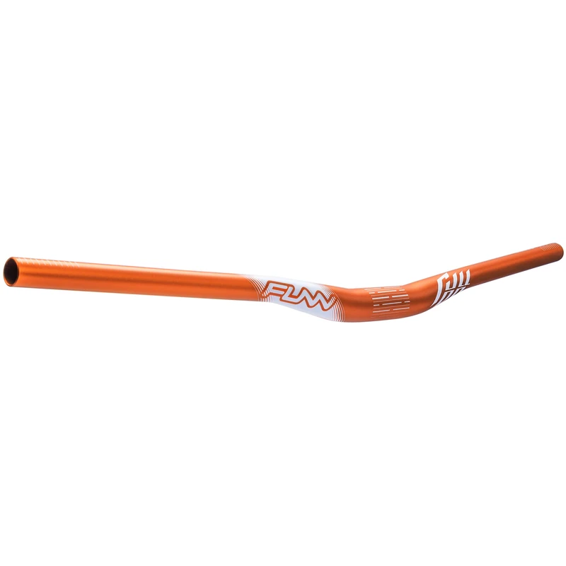 Funn Full On Mountain Bike Handlebar with Bar Clamp 31.8mm and Width 810mm, Tough and Lightweight Alloy Riser Handlebar for MTB, BMX and Road Bike, Rise 15mm MTB Handlebar (Orange)
