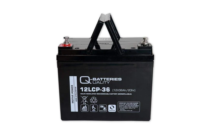 Q-Batteries 12LCP-36 AGM Deep Cycle 36Ah Battery