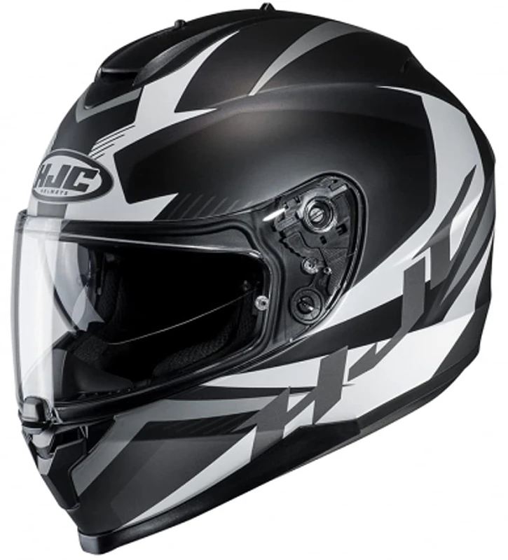 Motorcycle helmets HJC C70 TROKY MC5SF, Noir/Blanc, S