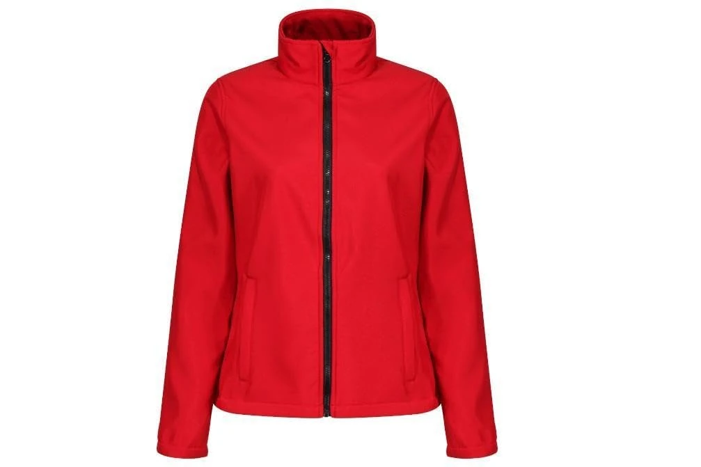 Regatta Professional Womens Ablaze Printable Softshell Jacket, Classic Red(black), 12 EU