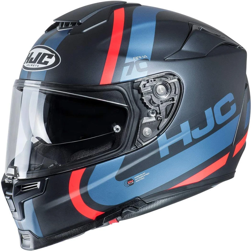 HJC Motorcycle helmets RPHA 70 GAON MC2SF, Noir/Bleu, XS - Image 1