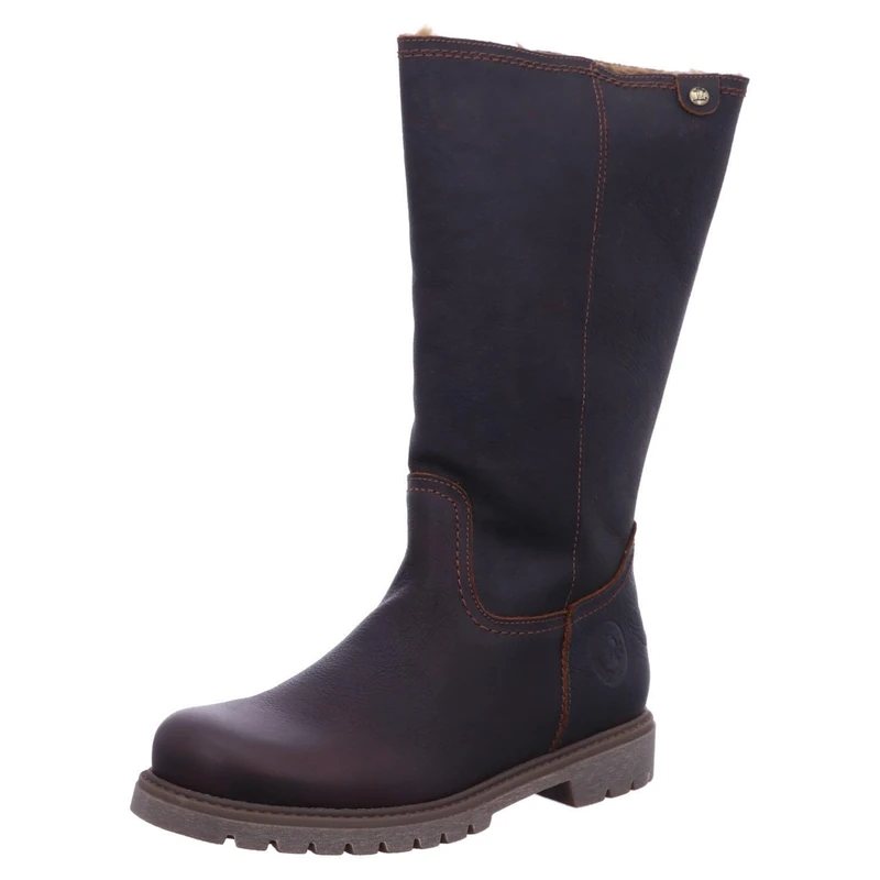 Panama Jack Women's Bambina Knee High Boot, Castaño, 8.5 UK