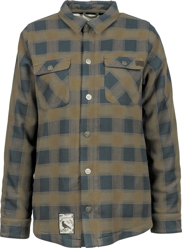 L1 Women's Strangelove Flannel '19 Shirt, Womens, Shirt, 1191-873623, Walnut/Ink, M - Image 1