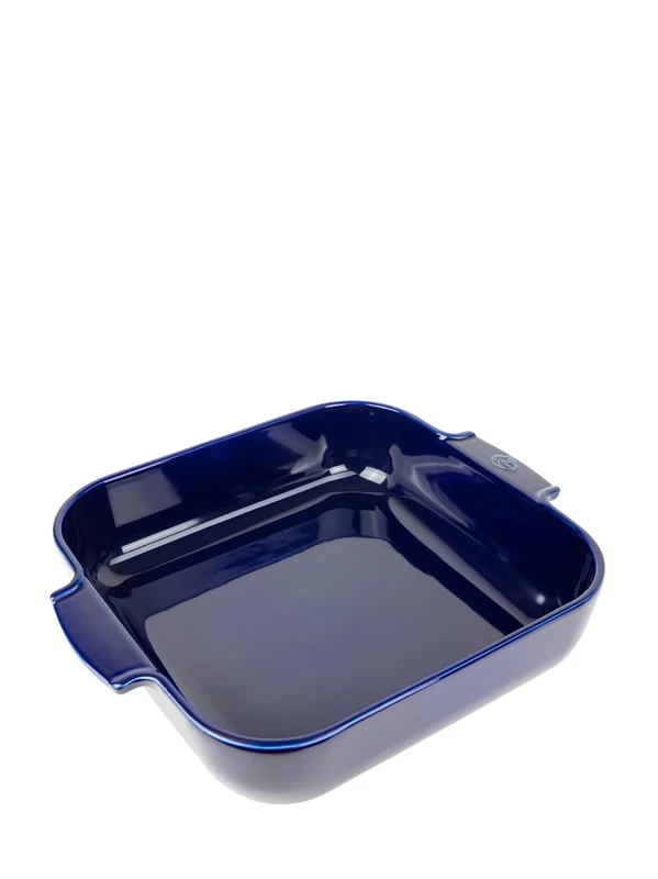 PEUGEOT - Square ceramic Baking Dish - 36 cm (including handles) x 29.5 cm x 7.5 cm - capacity: 5.4 L - 10 year guarantee - Blue Colour