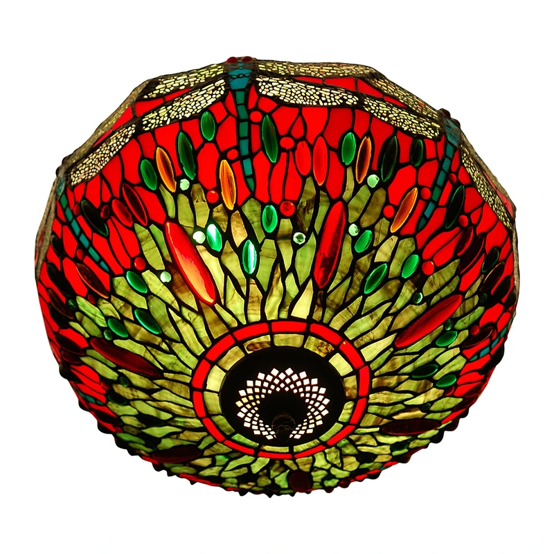 World Art Tiffany Style Lamps, Multicolor - Image 1