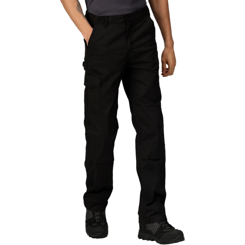 Regatta Men's Pro Cargo Trousers - Size 34" - Black