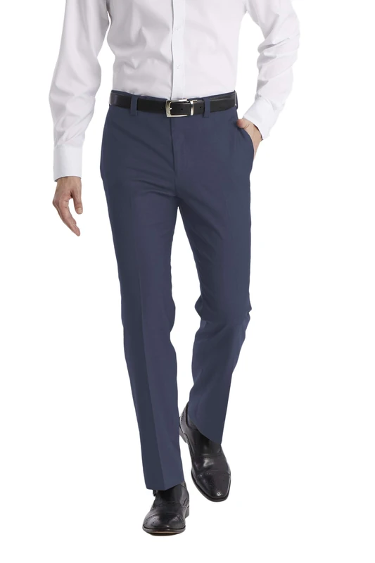 Calvin Klein Men's Jinny Dress Pants, Dark Blue, 32W x 32L