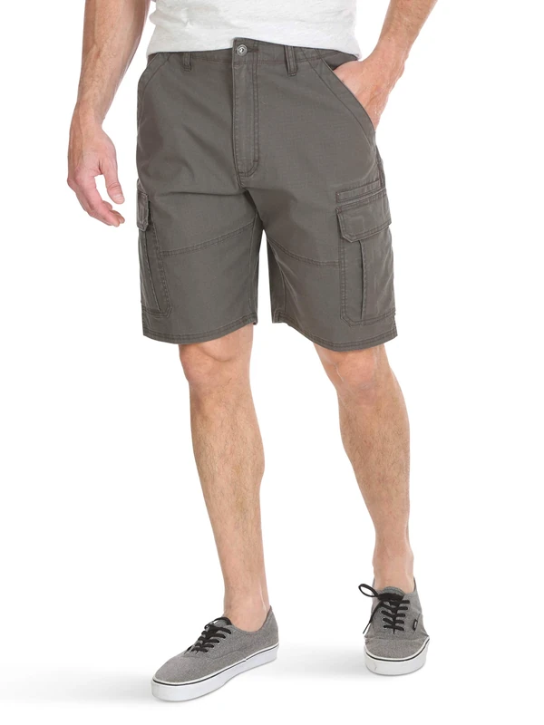 Wrangler Authentics Men's Classic Cargo Stretch Short, Olive Drab Ripstop, 44