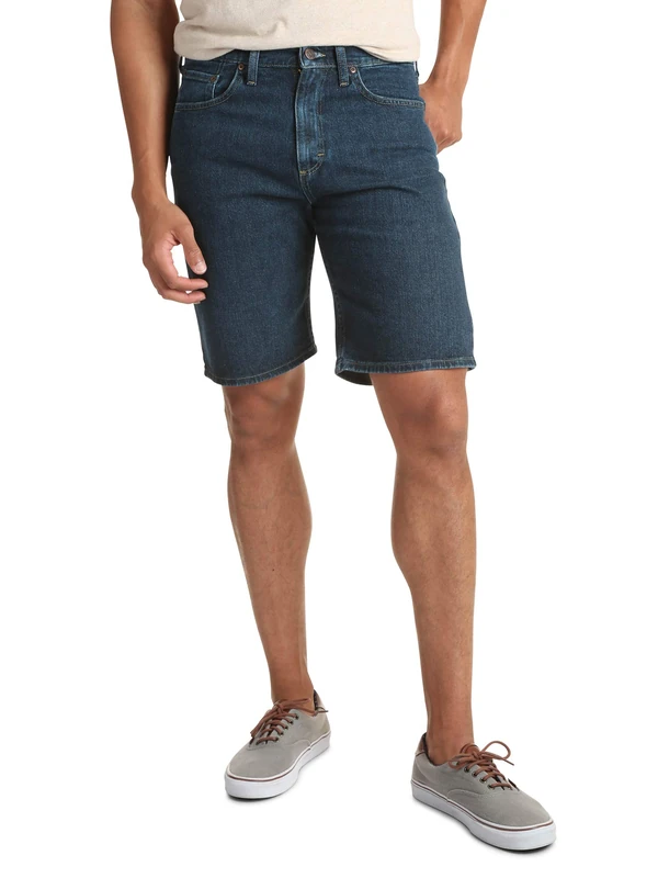 Wrangler Authentics Men's Classic Relaxed Fit Five Pocket Jean Short, Nightfall Flex, 34
