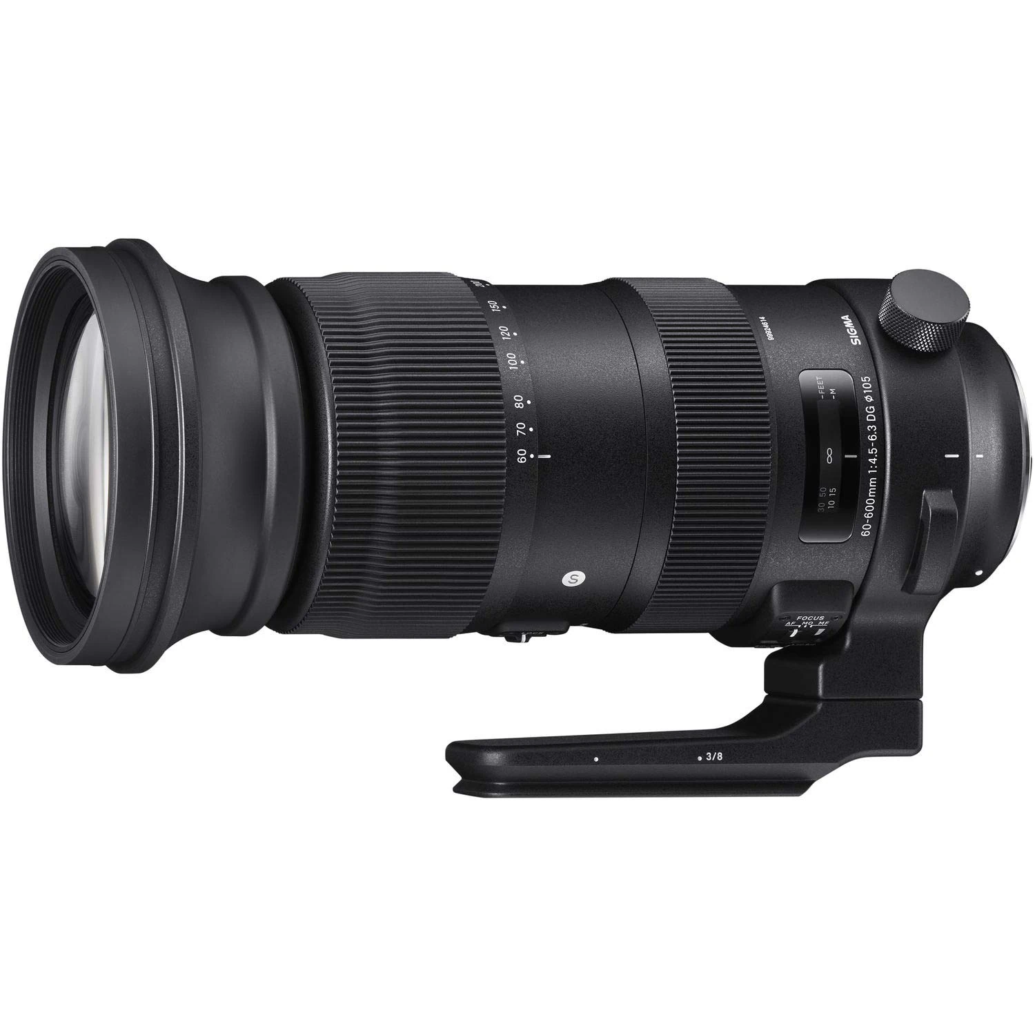 Sigma 60-600mm F4.5-6.3 DG OS HSM | S Nikon Fit 730955 Black