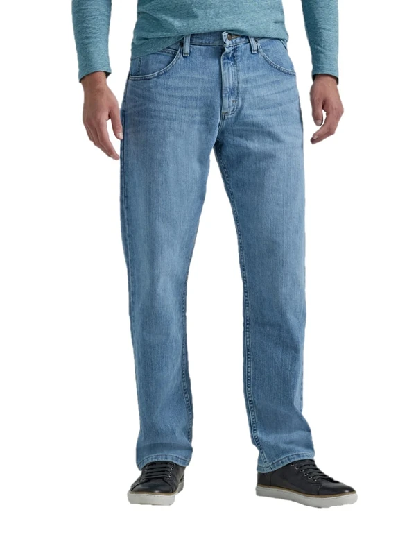 Wrangler Authentics Men's Authentics Big & Tall Classic Relaxed Fit Jean, Stonewash Light Flex, 30W / 30L