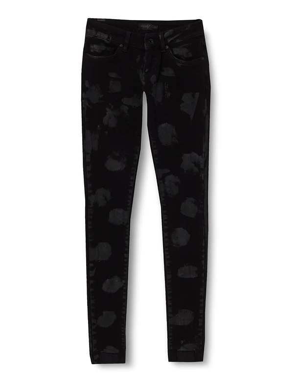 Seven7 Women's Cara Skinny Jeans, Black (380 Blk 003), 26W / 30L