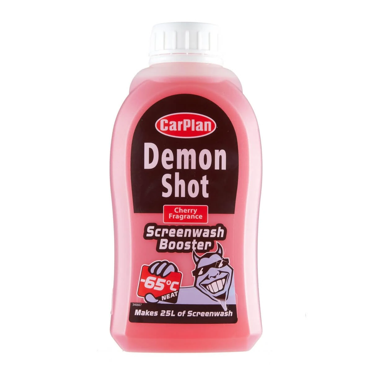 CarPlan Demon Shot Screenwash Booster, 500 ml, Creates 25 Litres of Screen Wash