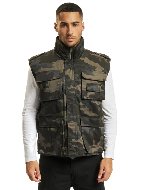 Brandit Ranger Vest, color: darkcamo, size: M