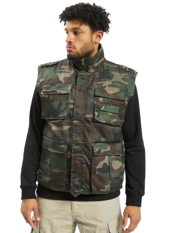 Brandit Ranger Vest, color: woodland, size: 4XL