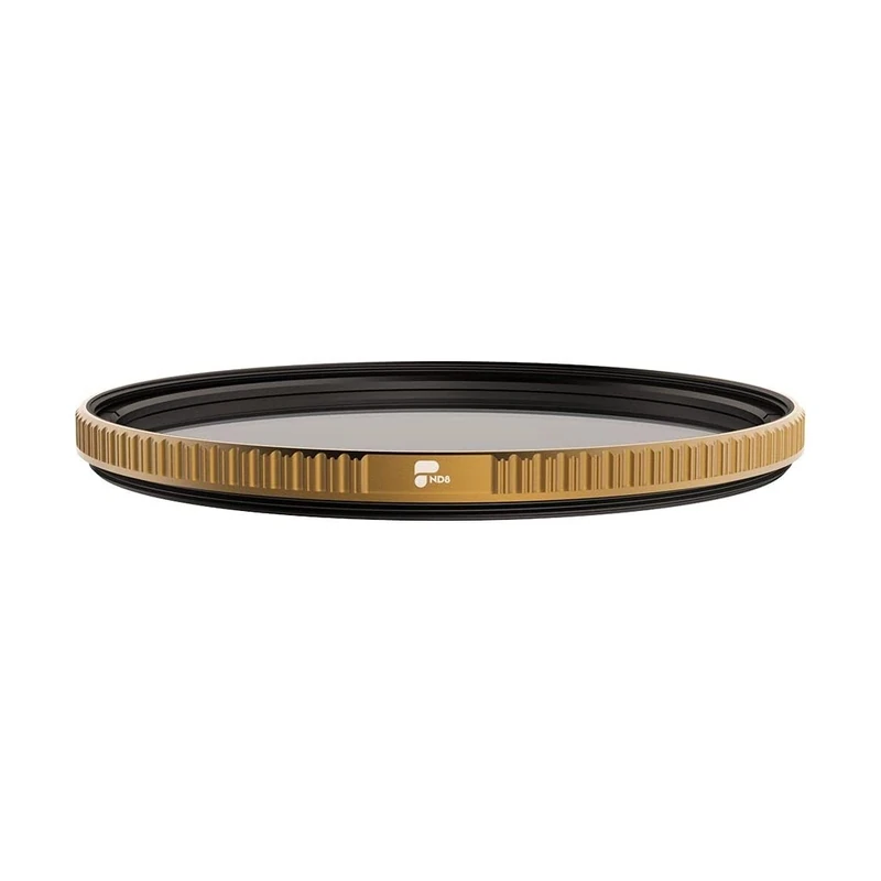 PolarPro - Quartzline - Neutral Density - ND8-82 mm - Perfect Color Neutrality - Brass Frame - Anti-scratch/anti-oil/hydrophobic coatings - Cinema Series