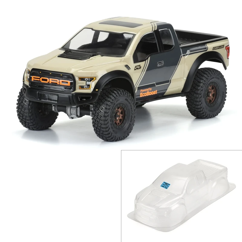 PROLINE 2017 FORD F150 RAPTOR CLEAR BODY 313MM FOR CRAWLER - Image 1