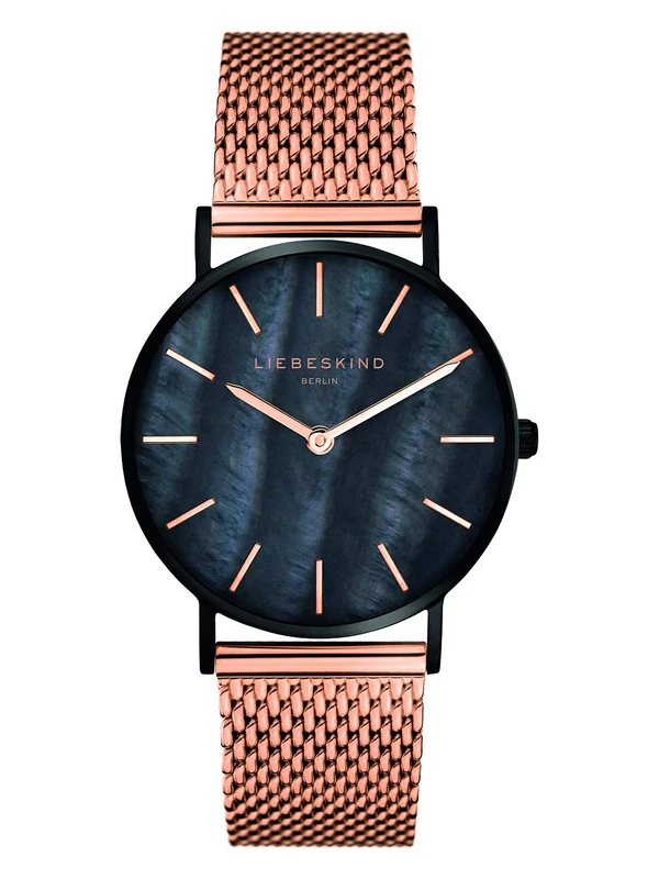 Liebeskind Berlin LT-0145-MQ Women's Rose Gold Mesh Watch