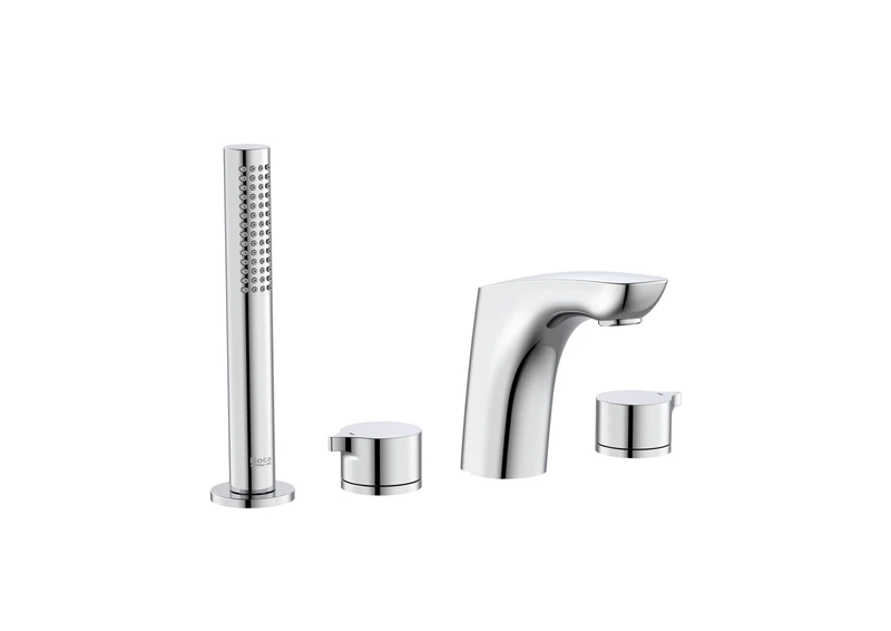 Bimando Bathroom Shower Shelf Badge Mixer