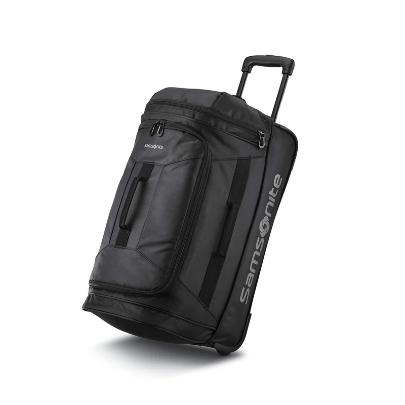 Samsonite Unisex-Adult Andante 2 Boxed Wheeled Duffel 22 Rolling, Black, One Size - Image 1