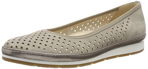 Gabor Shoes Women's Comfort Sports' Ballet Flats Brown (Visone (Luxor/Gel) 33) 7.5 UK