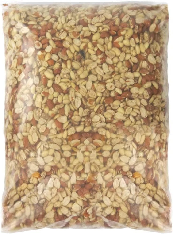 SQUAWK Split Peanuts | Premium Quality Fresh Feed | Garden Wild Bird Nut Food | Aflatoxin Free Mix | Protein Rich, High in Energy Mixture | Contains Nutritious Vitamins and Essential Oils (1KG)