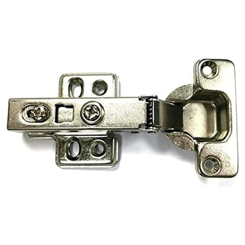 Merriway BH07375 (40 Pcs) Soft Closing Slide-On Kitchen Cabinet Wardrobe Hinges, Zinc Plated, Full Overlay 35mm 105 Degree - Pack of 40 Pieces