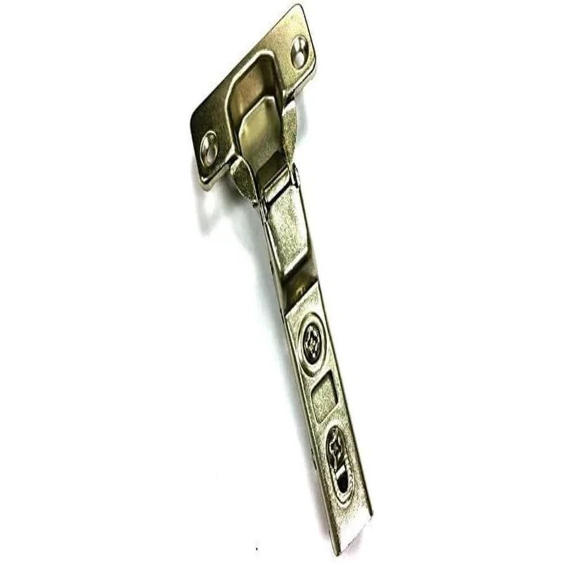 Merriway BH07379 (40 Pcs) Clip-On Soft Close Half Overlay Kitchen Cabinet Wardrobe Concealed Hinges, Zinc Plated 35mm 95 Degree - Pack of 40 Pieces