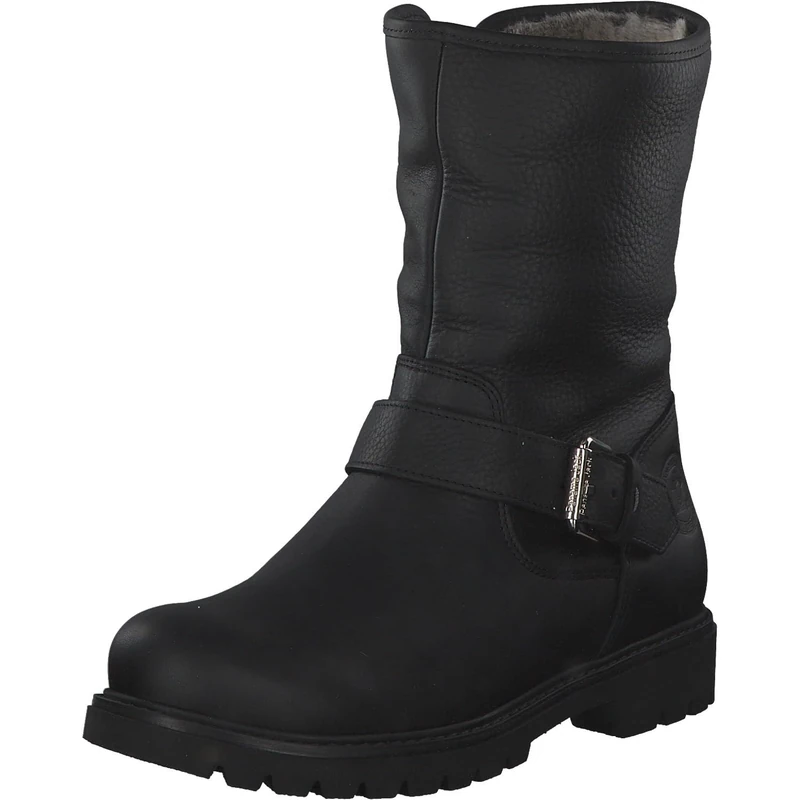 Panama Jack Women's Singapore Motorcycle Boot, Black B022, 9 UK