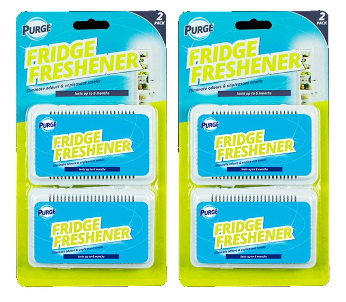 2 Packs of Fridge Deodorisers Refrigerator Fresheners