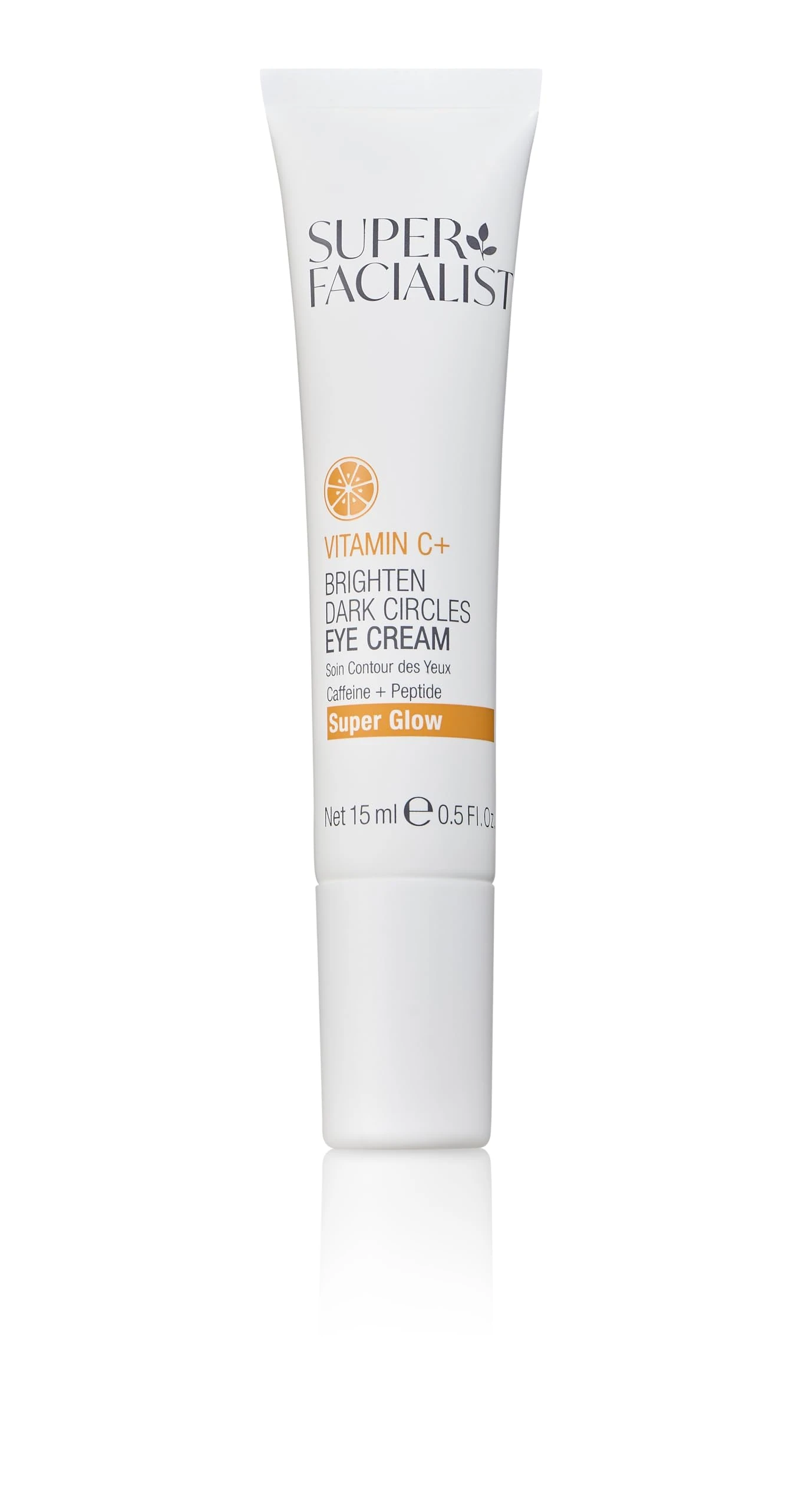 Super Facialist - Vitamin C + Dark Circle Eye Cream, Revive & Brighten The Under Eye Area, Boosted with Caffeine & Light Diffusers, Fragrance Free, 15ml