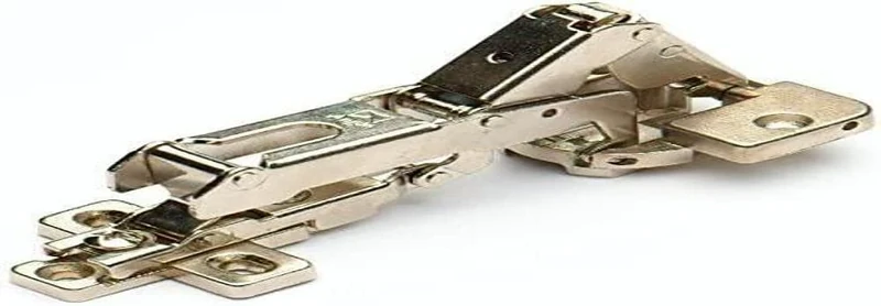 Merriway BH07399 (40 Pcs) Slide-On Sprung Full Overlay Kitchen Cabinet Wardrobe Concealed Hinges, Zinc Plated 35mm 190 Degree - Pack of 40 Pieces