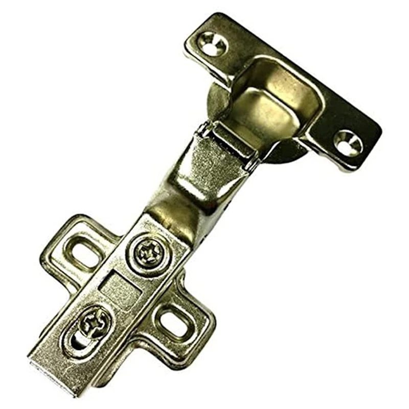 Merriway BH07382 (20 Pcs) Soft Closing Clip-On Kitchen Cabinet Wardrobe Hinges, Zinc Plated, Inset 35mm 95 Degree - Pack of 20 Pieces