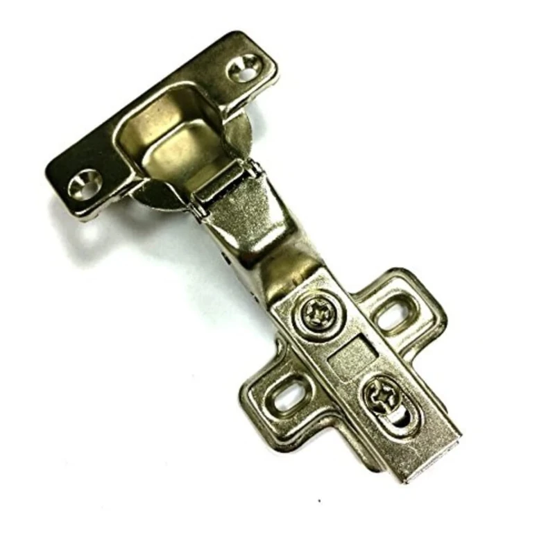 Merriway BH07383 (40 Pcs) Clip-On Soft Close Inset Kitchen Cabinet Wardrobe Concealed Hinges, Zinc Plated 35mm 95 Degree - Pack of 40 Pieces