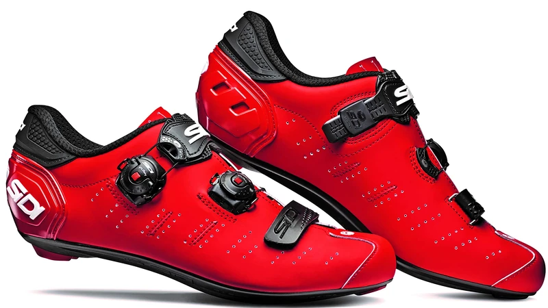 Sidi Men's Scarpe Ergo 5 Matt cycling footwear, Rosso Opaco Nero, 8 UK