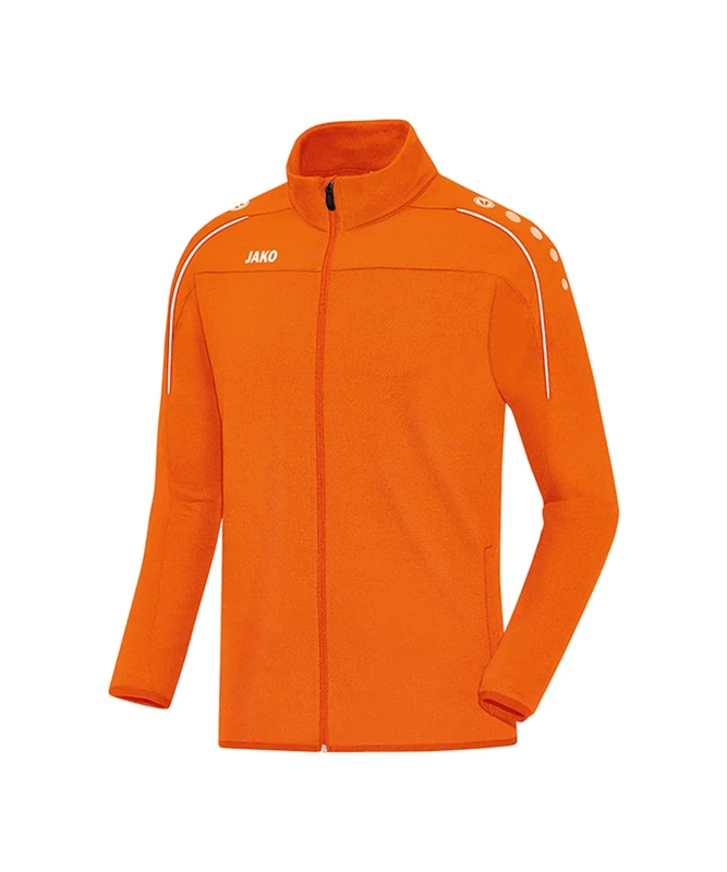 JAKO Men's Classico mit Durchgehendem Rv Training Jacket, neon Orange, XL