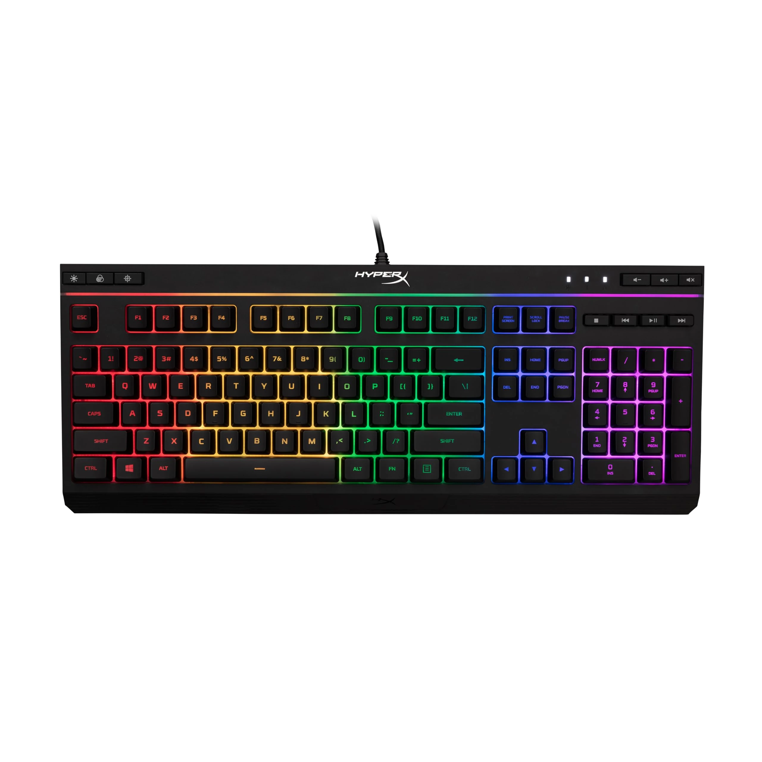 HyperX Alloy Core RGB – Membrane Gaming Keyboard (US Layout)