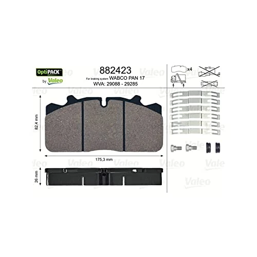 VALEO 882423 Brake Pads