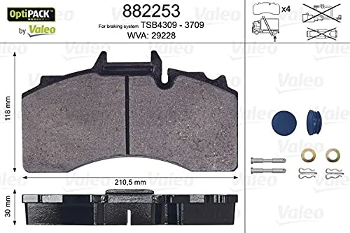 VALEO 882253 Brake Pads